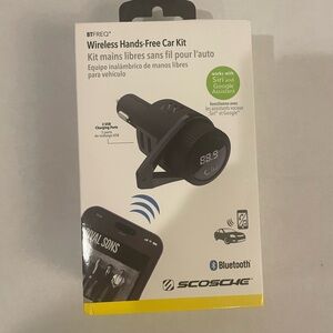 Wireless Hands-Free Car Kit - Black